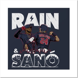 Josh Donaldson & Miguel Sano Rain And Sano Posters and Art